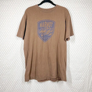 Marmot‎ Brown Graphic Print Short Sleeve Tee